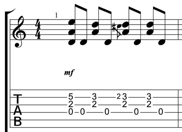 奏イントロ pdf 1ページ